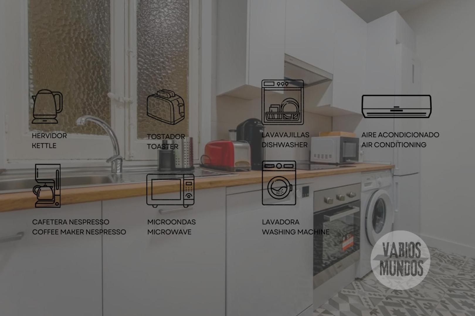 Modern Apt Para 6Pax En La Plaza De Tirso-Centro E1 Madrid Eksteriør bilde