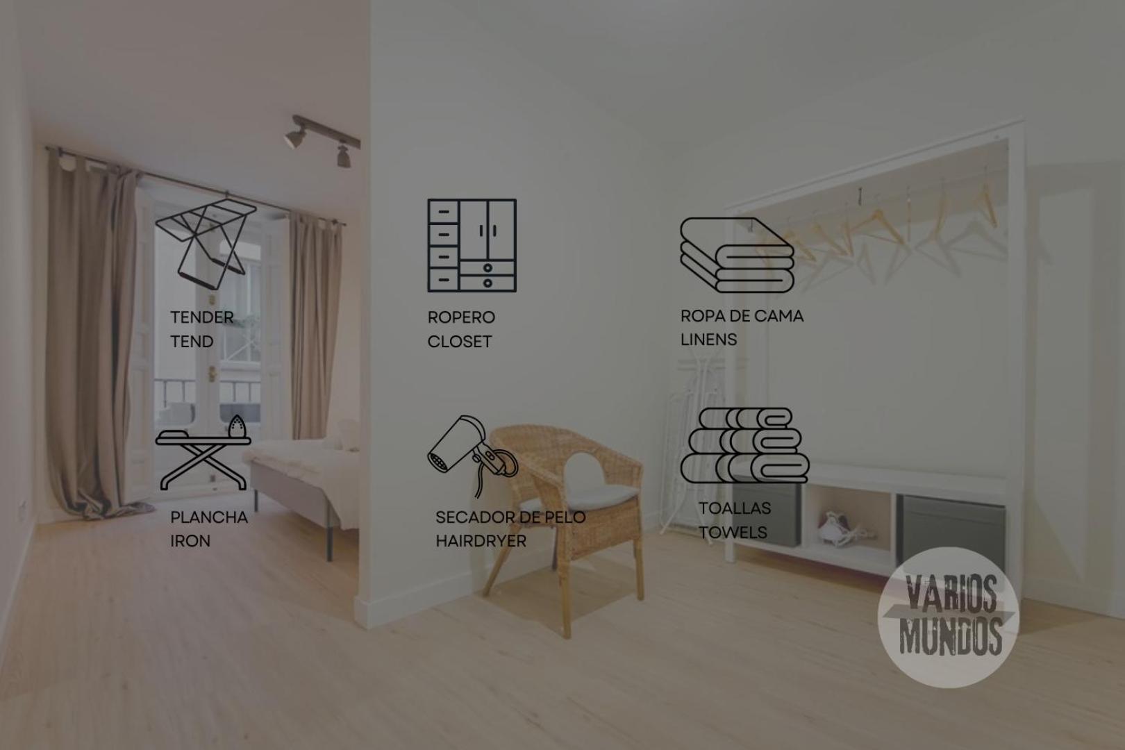 Modern Apt Para 6Pax En La Plaza De Tirso-Centro E1 Madrid Eksteriør bilde